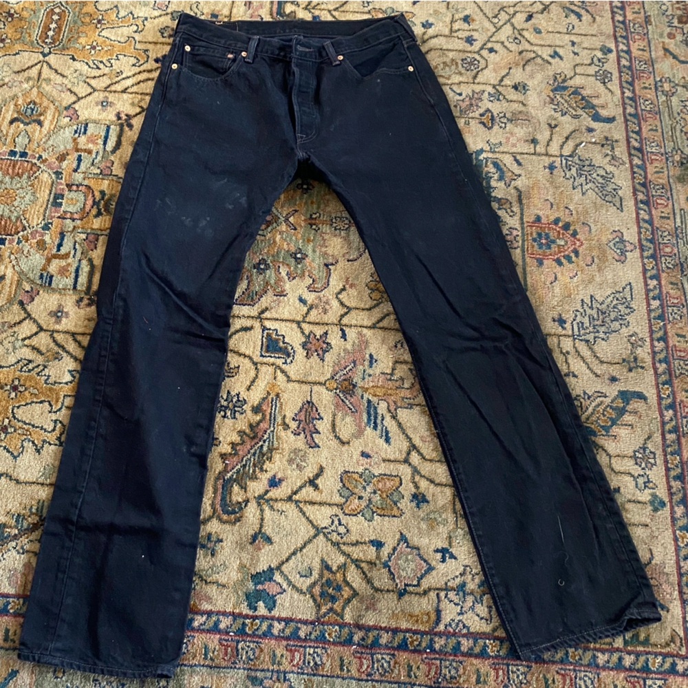 Levi's Men's Black 501 Jeans